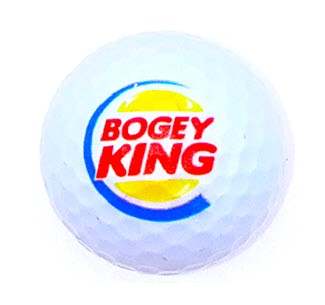 New Novelty Bogey King Golf Balls