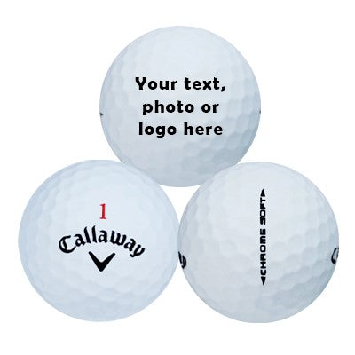 Personalized Callaway Chrome Soft Golf Balls - 1 Dozen