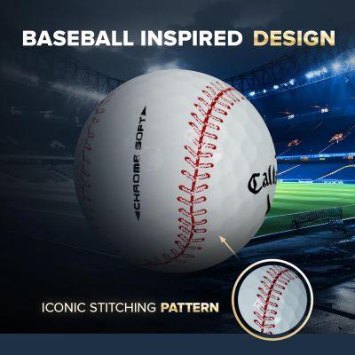 Personalized Callaway Chrome Soft Baseball Golf Balls - 1 Dozen - ReNew Golf Balls