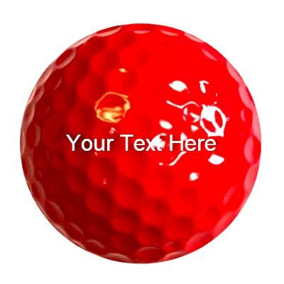 New Personalized Red Party Pack Golf Set - ReNew Golf Balls