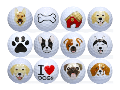 New Novelty Dog Lover Golf Balls - ReNew Golf Balls