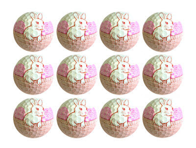 New Novelty Easter Bunny Golf Balls