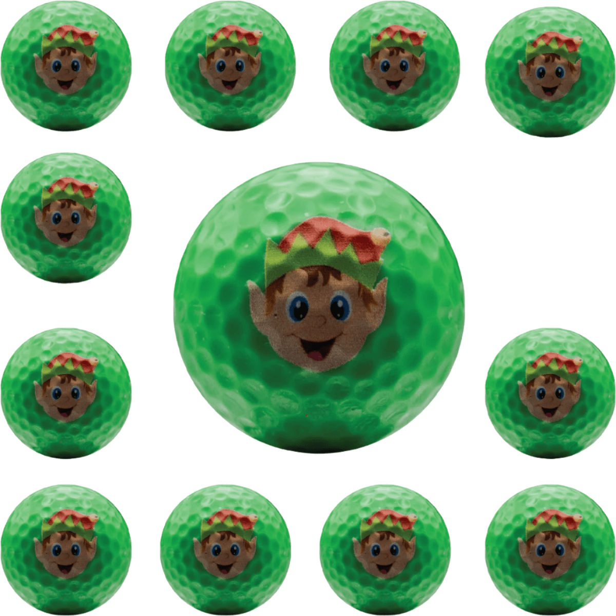New Novelty Christmas Elf Golf Balls - ReNew Golf Balls