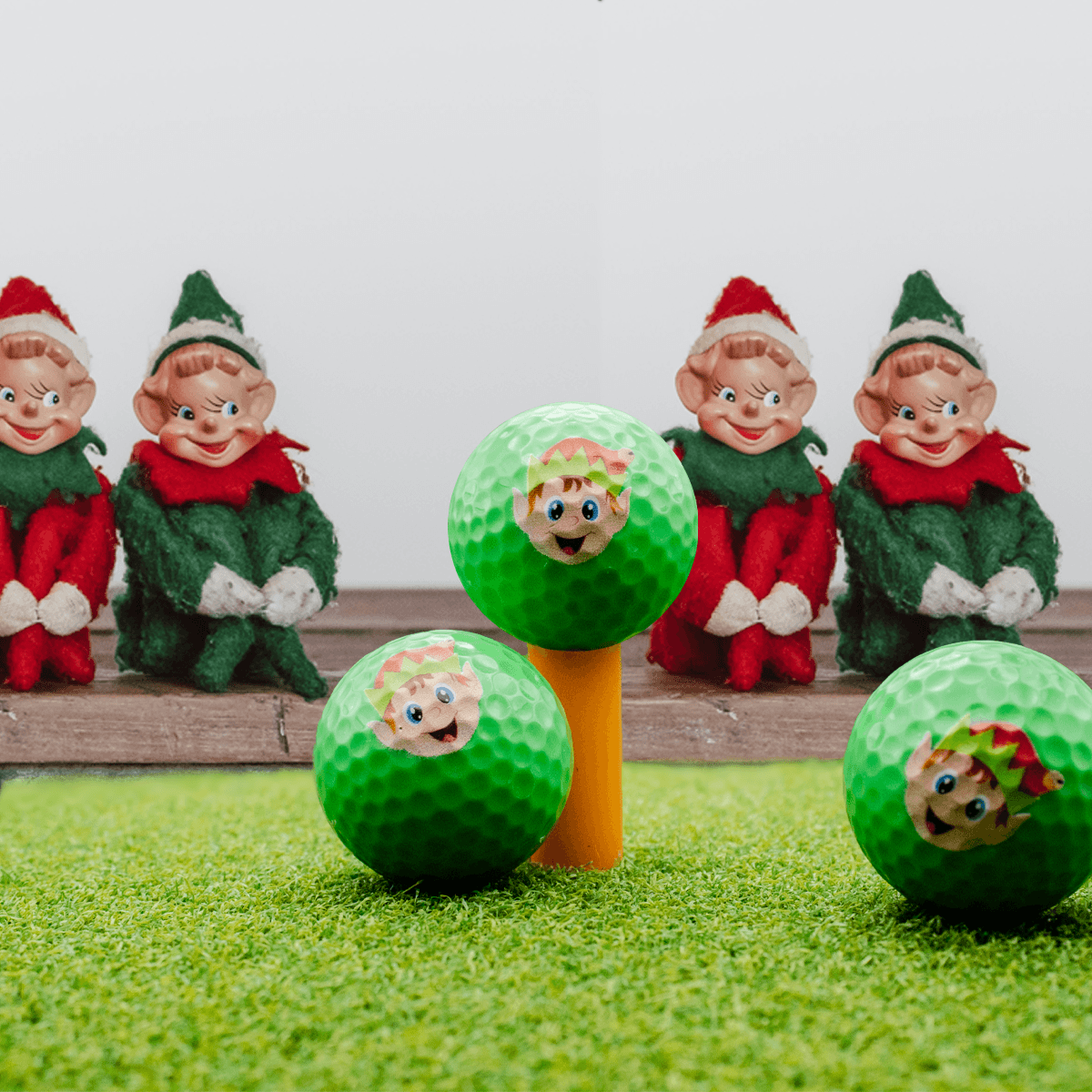 New Novelty Christmas Elf Golf Balls - ReNew Golf Balls