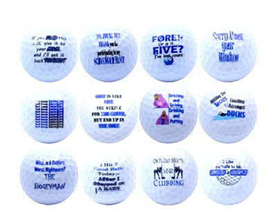 Unique Novelty Golf Balls
