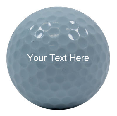 Personalized Gray Golf Balls - New