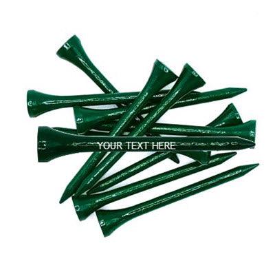 Personalized Green Golf Tees - 2 ¾ - ReNew Golf Balls