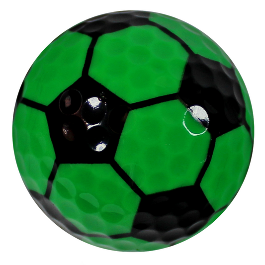New Novelty Green Soccer Ball Golf Balls