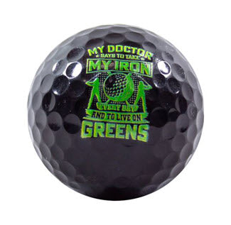 New Novelty Iron and Greens Golf Balls