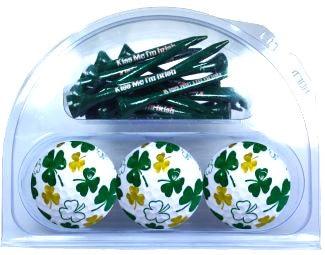 New Novelty Kiss Me I'm Irish Set #1 - ReNew Golf Balls