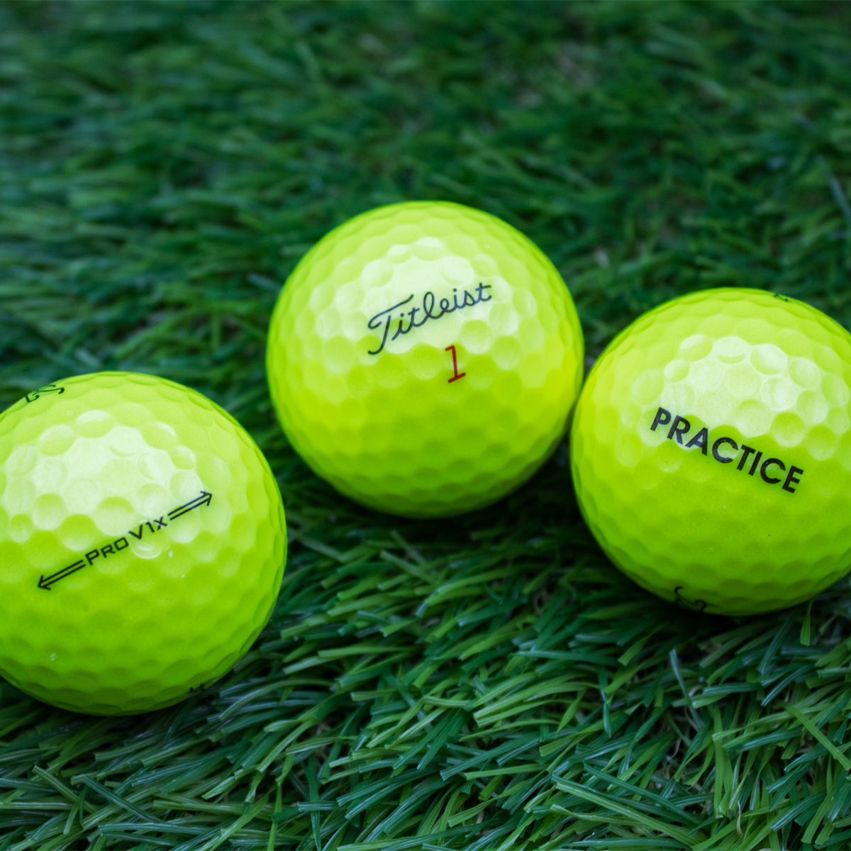 Titleist Pro V1x Yellow Practice Golf Balls – 12-Pack for Distance