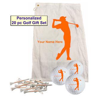 New Men's Personalized Golf Towel Set - 6 color choices! - ReNew Golf Balls