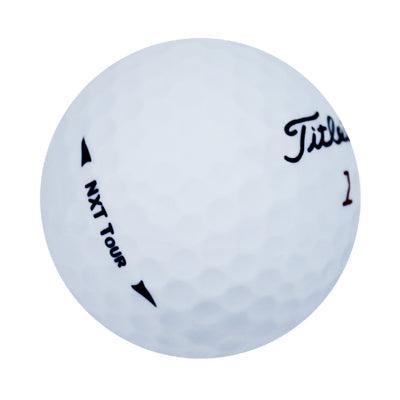 Titleist NXT Tour Inverness Logo Overrun Pristine Golf Balls - 1 dozen