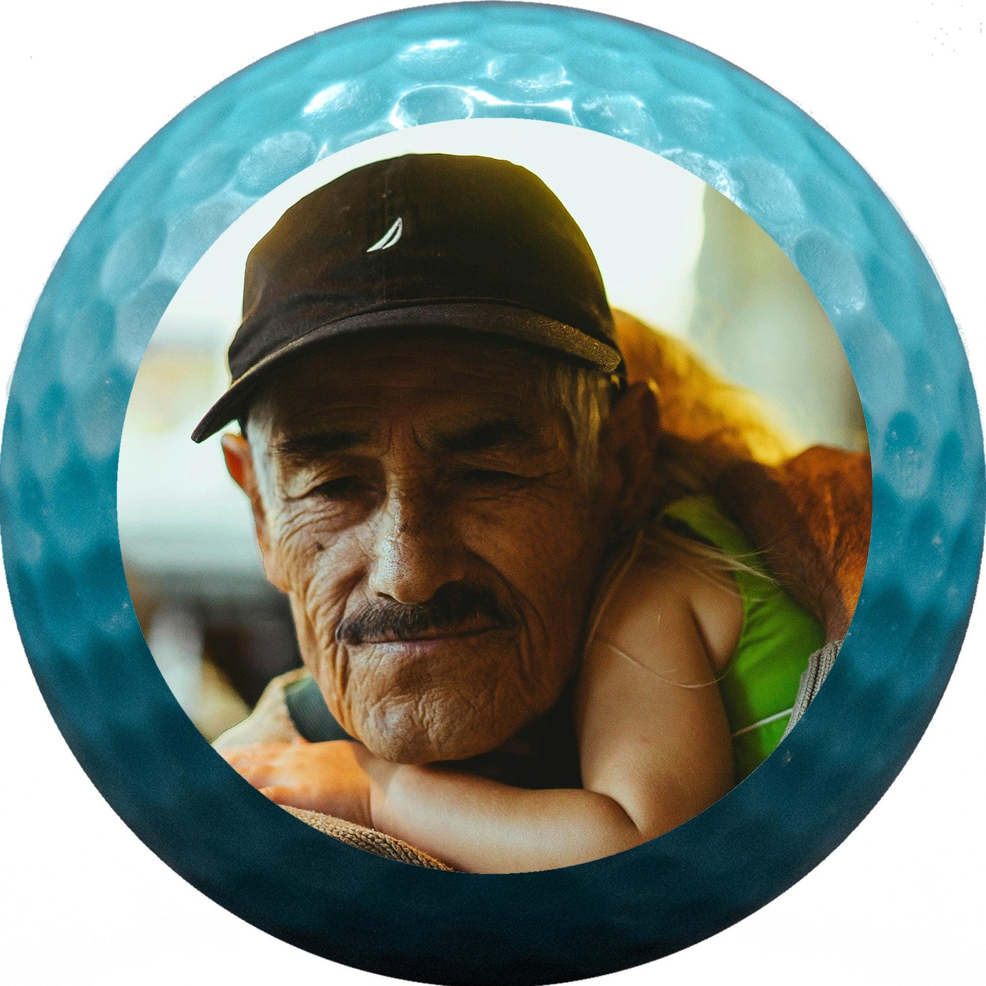 Personalized Neon Blue Golf Balls - New - ReNew Golf Balls