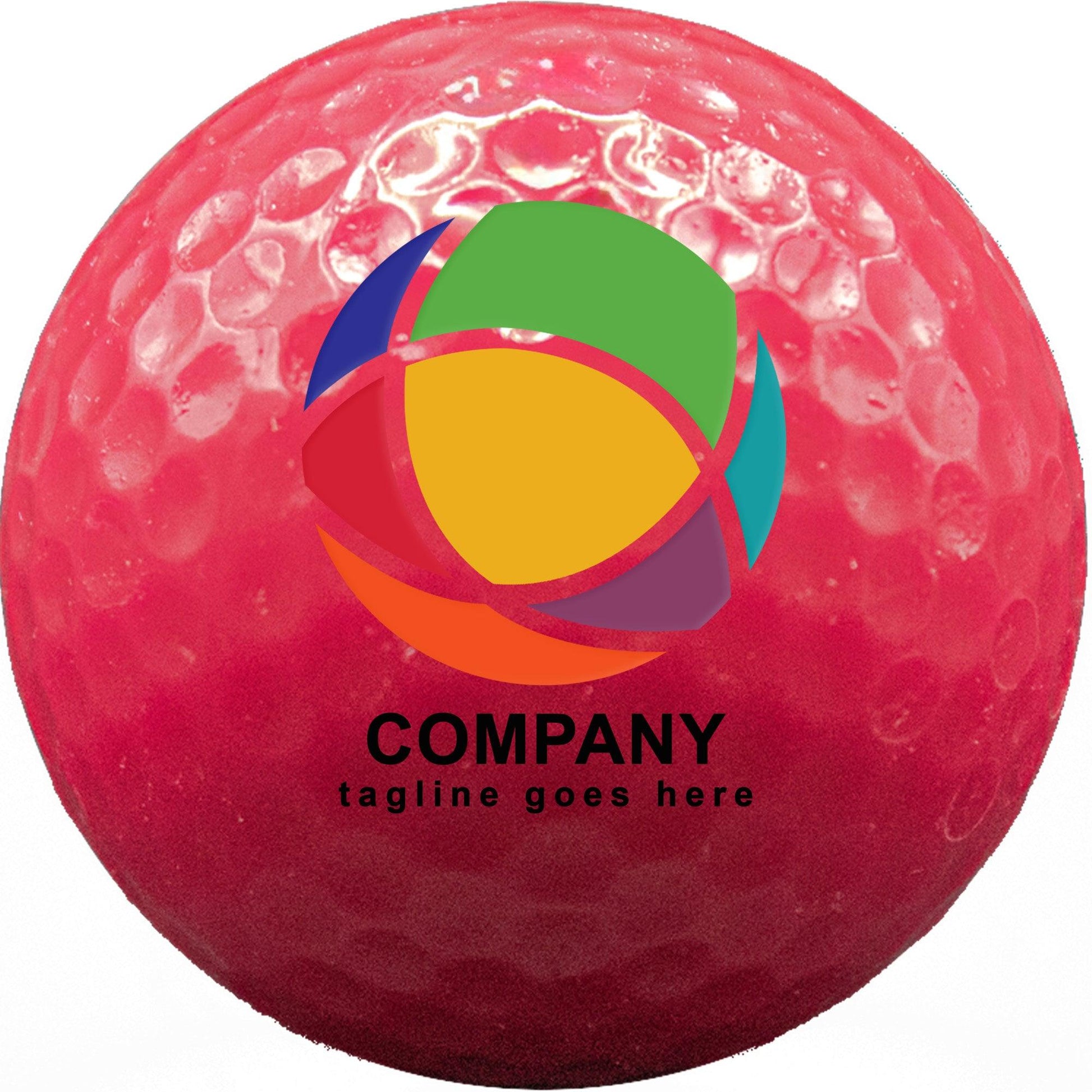 Personalized Neon Pink Golf Balls - ReNew Golf Balls