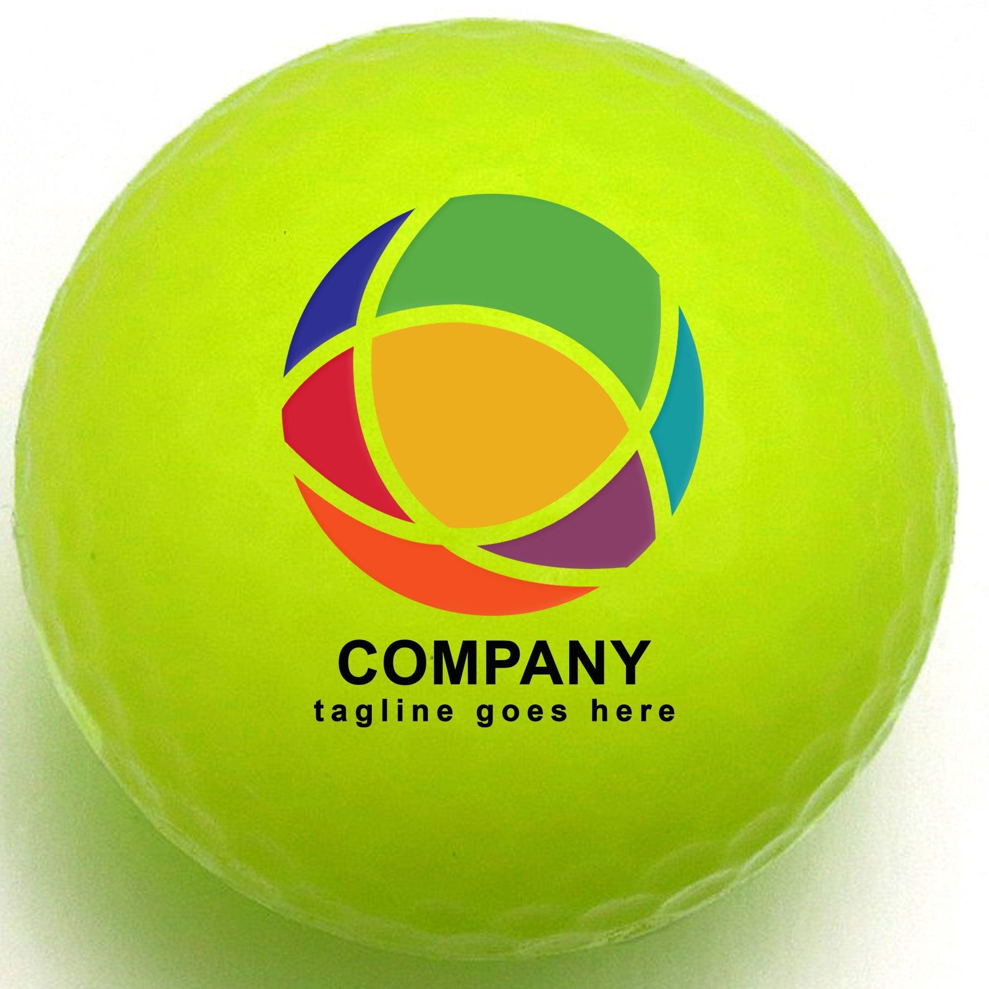 Personalized Neon Yellow Golf Balls - New - ReNew Golf Balls