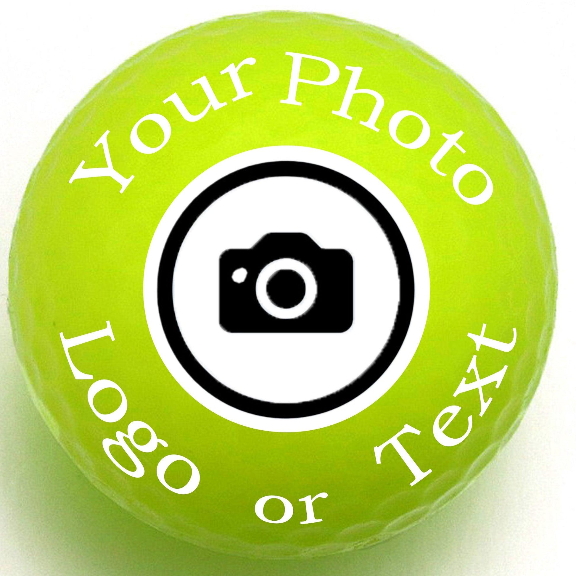 Personalized Neon Yellow Golf Balls - New - ReNew Golf Balls