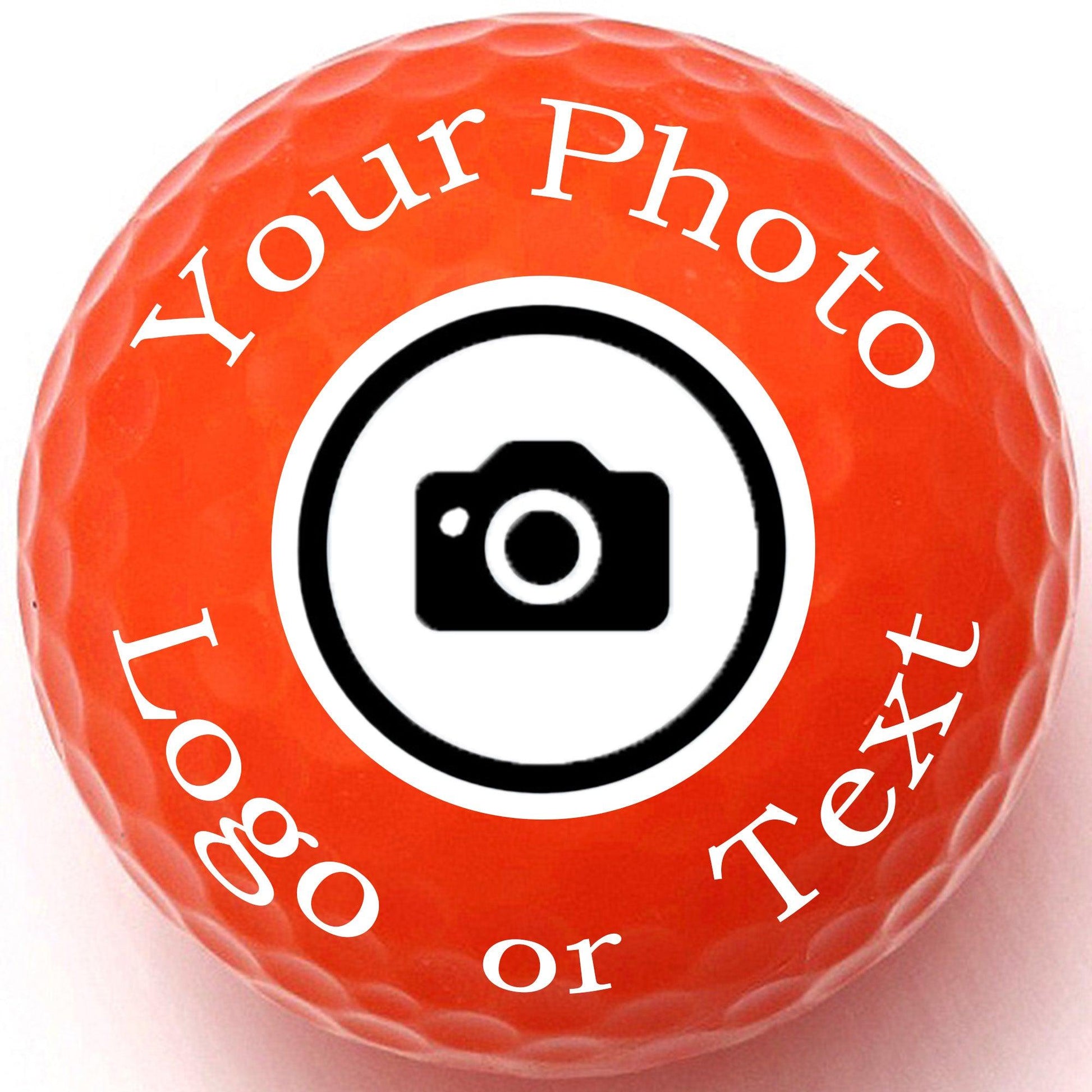 Personalized Orange Golf Balls - New - ReNew Golf Balls
