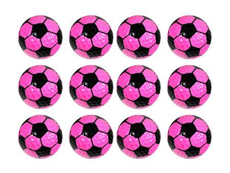 New Novelty Pink Soccer Ball Golf Balls