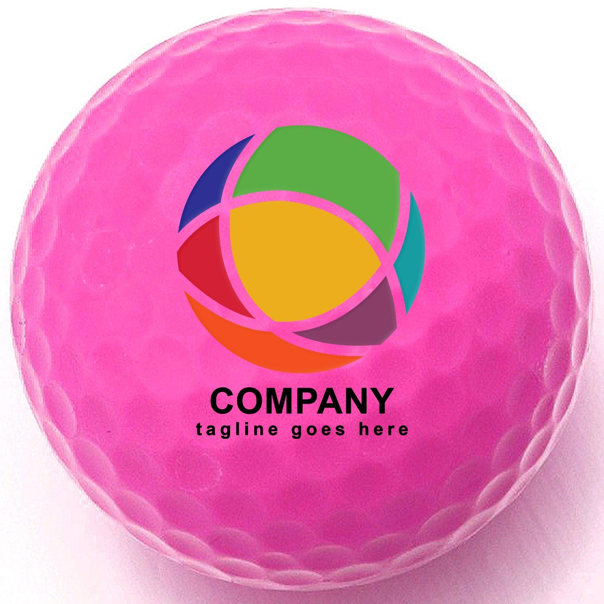 Personalized Hot Pink Golf Balls - New - ReNew Golf Balls