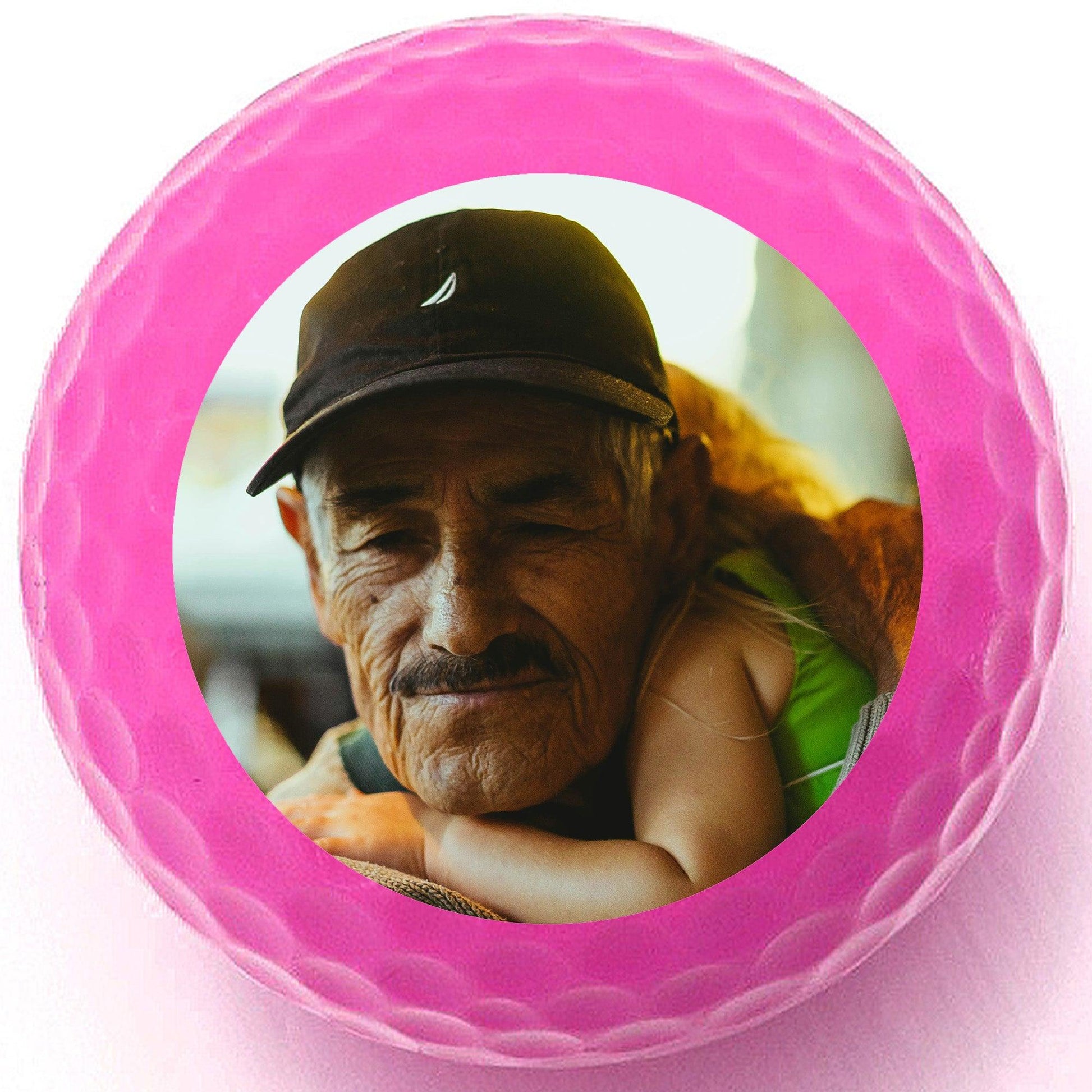 Personalized Hot Pink Golf Balls - New - ReNew Golf Balls