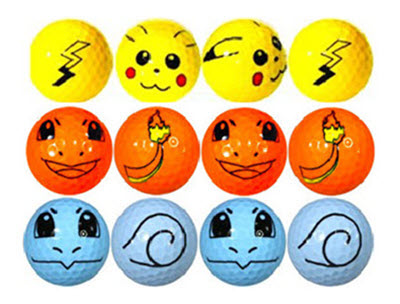 New Novelty Poke Friends Golf Balls