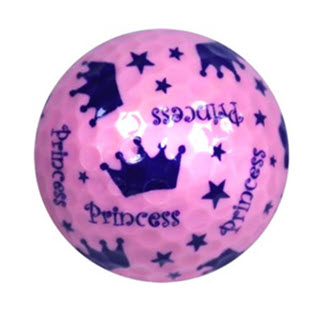 New Novelty Pink Princess Golf Balls