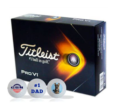 New Titleist Pro V1 Personalized Golf Balls
