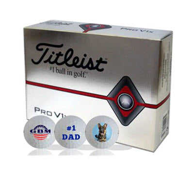 New Titleist Pro V1x Personalized Golf Balls