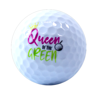 New Novelty Queen of the Green Golf Balls