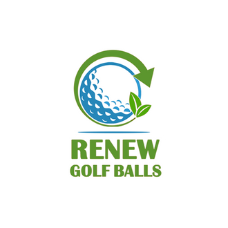 ReNew Golf Balls Stacked Logo