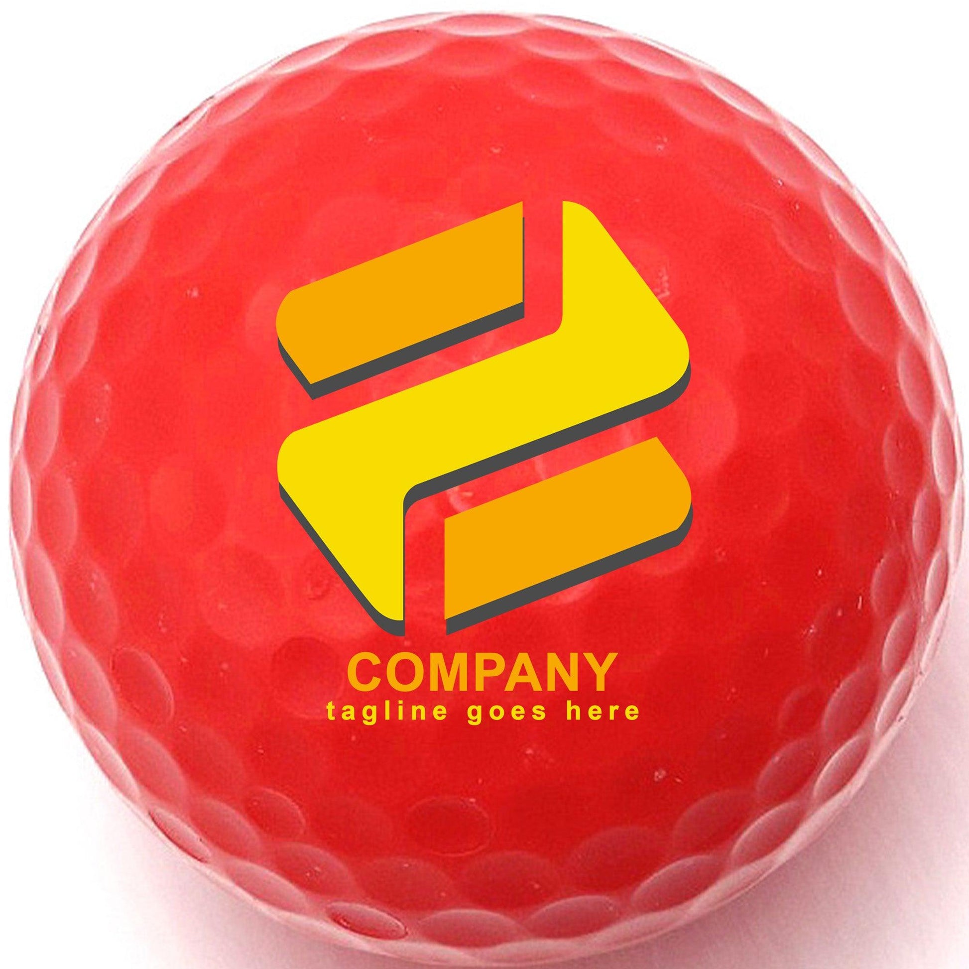 Personalized Red Golf Balls - New - ReNew Golf Balls
