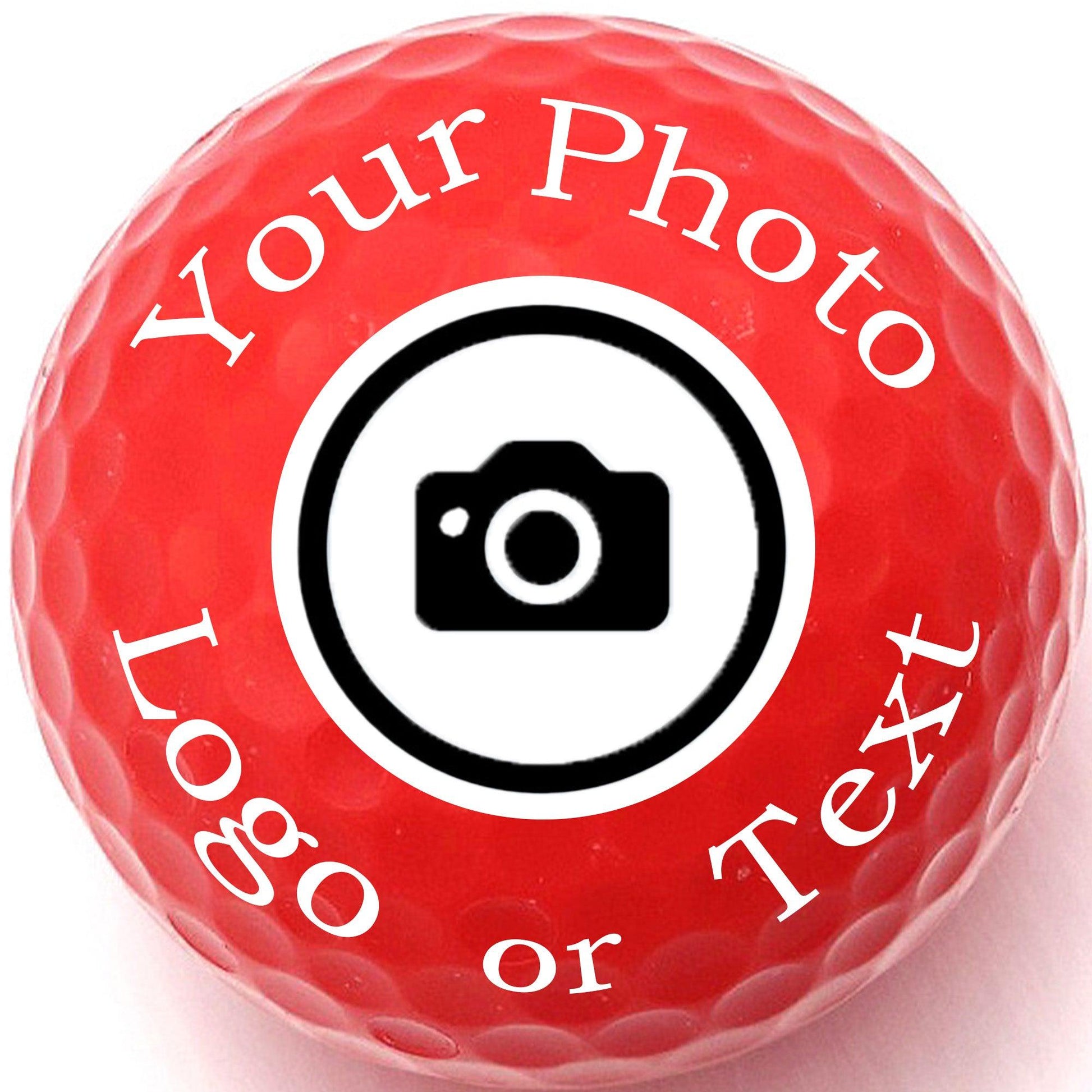 Personalized Red Golf Balls - New - ReNew Golf Balls