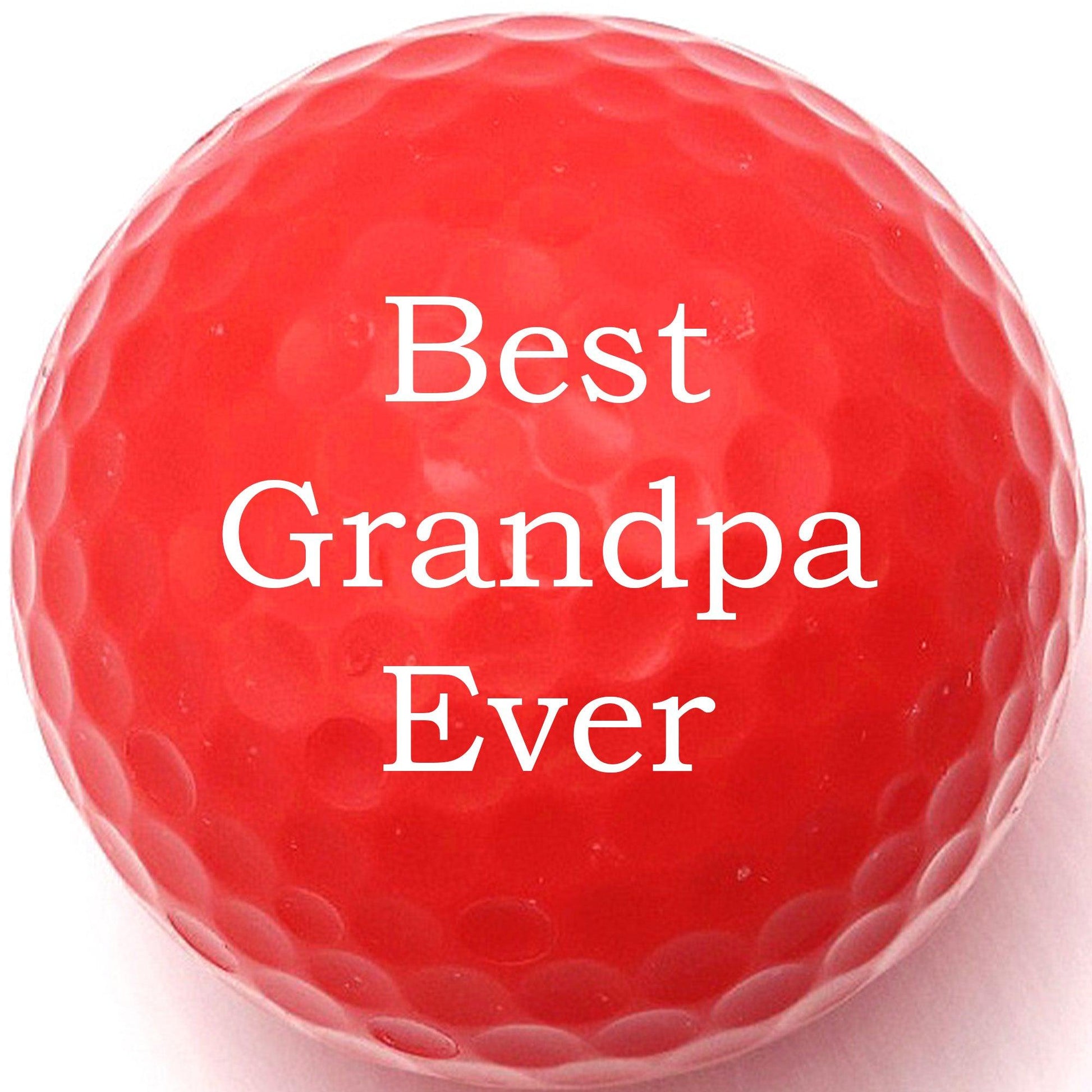 Personalized Red Golf Balls - New - ReNew Golf Balls