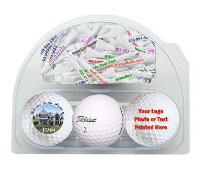 Personalized Titleist Pro V1 Golf Balls and Tees - ReNew Golf Balls