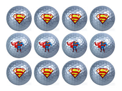 New Novelty Super Man Golf Balls
