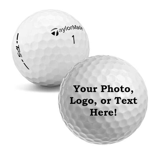 Personalized Refurbished TaylorMade TP5 Golf Balls - 1 Dozen