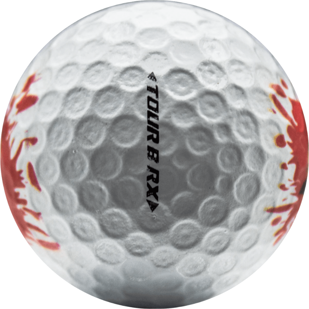 Bridgestone Tour B RX Blood Splatter Golf Balls - ReNew Golf Balls