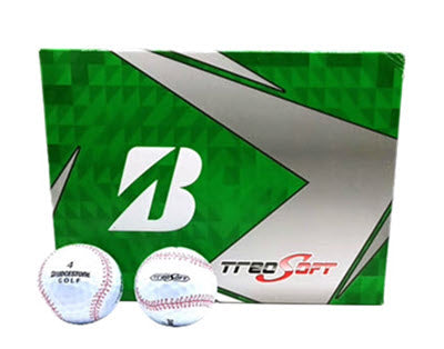 NEW Bridgestone TreoSoft Baseball Golf Balls - 1 Dozen