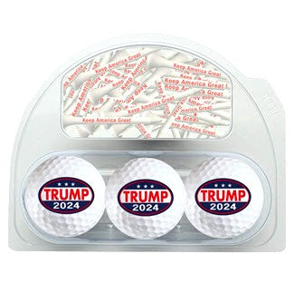 New Novelty Trump 2024 Golf Balls and Tees Set #2
