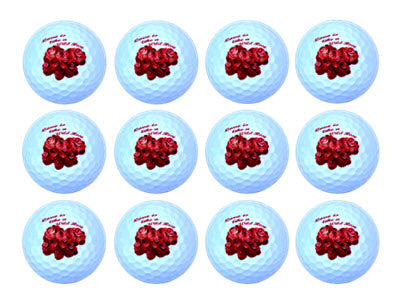 New Novelty Wild Rose Golf Balls