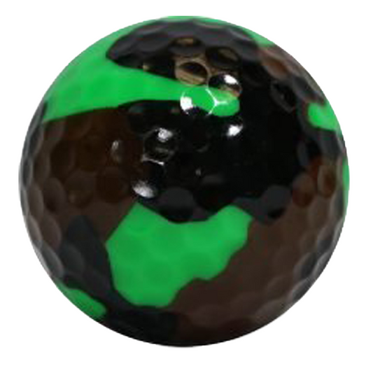 New Novelty Green Camo Golf Balls