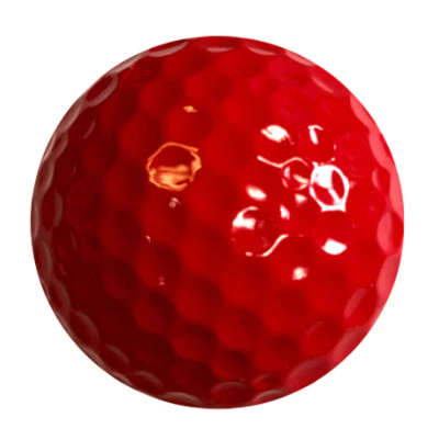 personalized blank Bright Cherry Red Golf Ball 