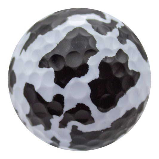 New Novelty Holstein Cow Hide Print Golf Balls
