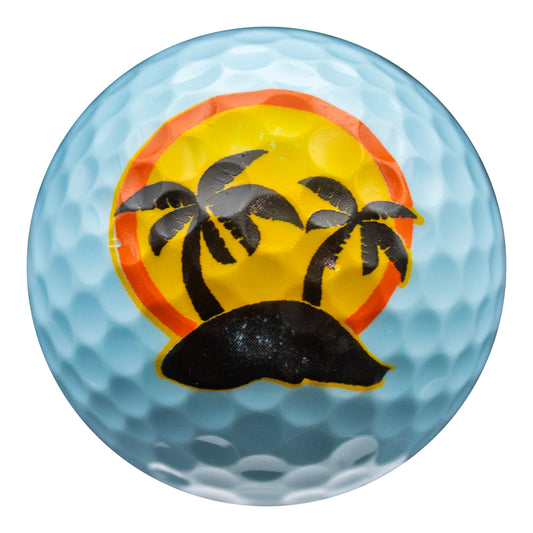 New Novelty Tropical Island Golf Balls
