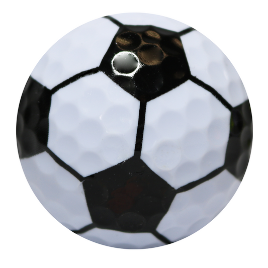 New Novelty White Soccer Ball Golf Balls