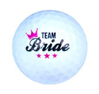 New Novelty Team Bride Golf Balls