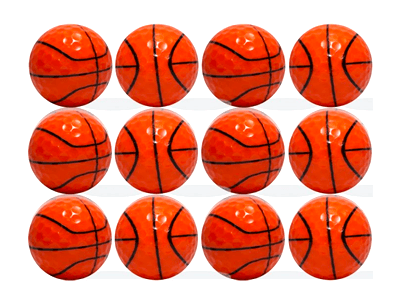Basketball Golf Balls - New Novelty - ReNew Golf Balls