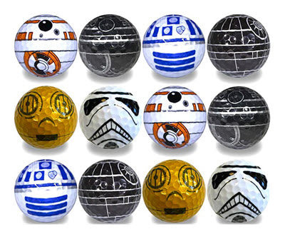 New Novelty Star Wars #2 Set of Golf Balls